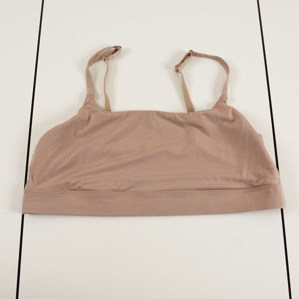 Woxer Chai Beige Luxe Bralette Womens Sz XL